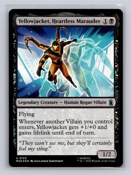 Yellowjacket, Heartless Marauder Marvel Super Heroes MtG Foil NM