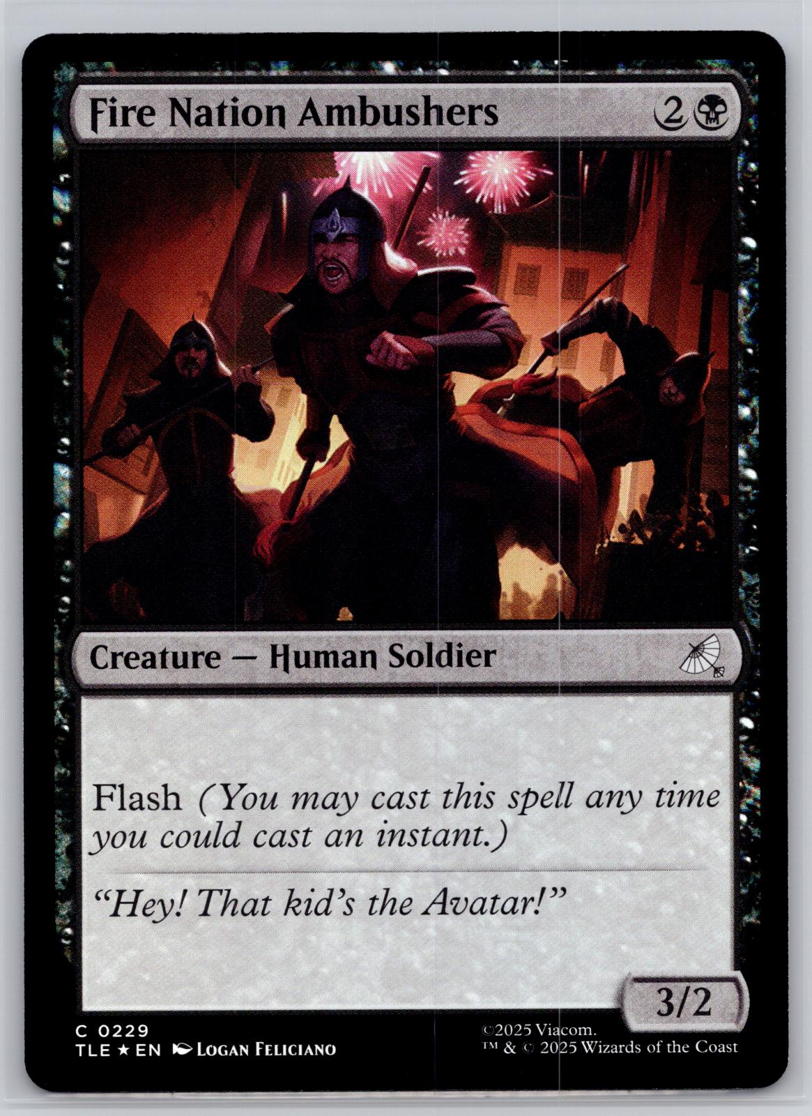 Fire Nation Ambushers Avatar: The Last Airbender: Eternal-Legal M:TG Foil NM