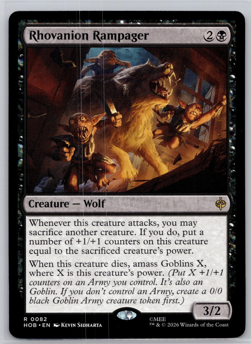 Rhovanion Rampager The Hobbit Magic: The Gathering Near Mint