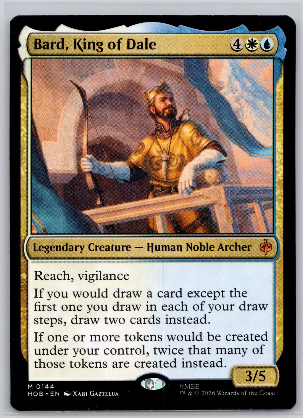 Bard, King of Dale The Hobbit Magic: The Gathering Near Mint