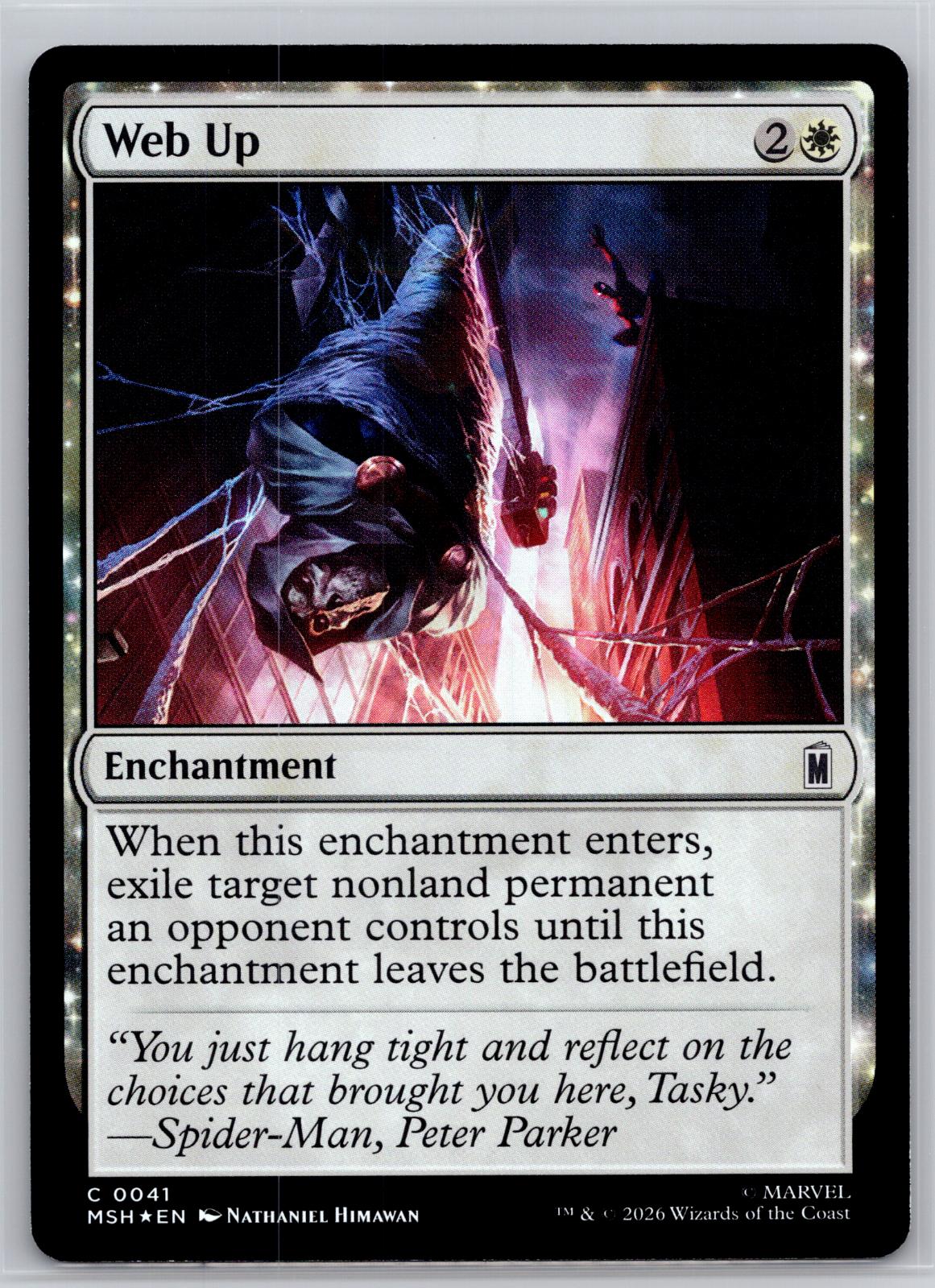 Web Up Marvel Super Heroes Magic: The Gathering Foil Near Mint
