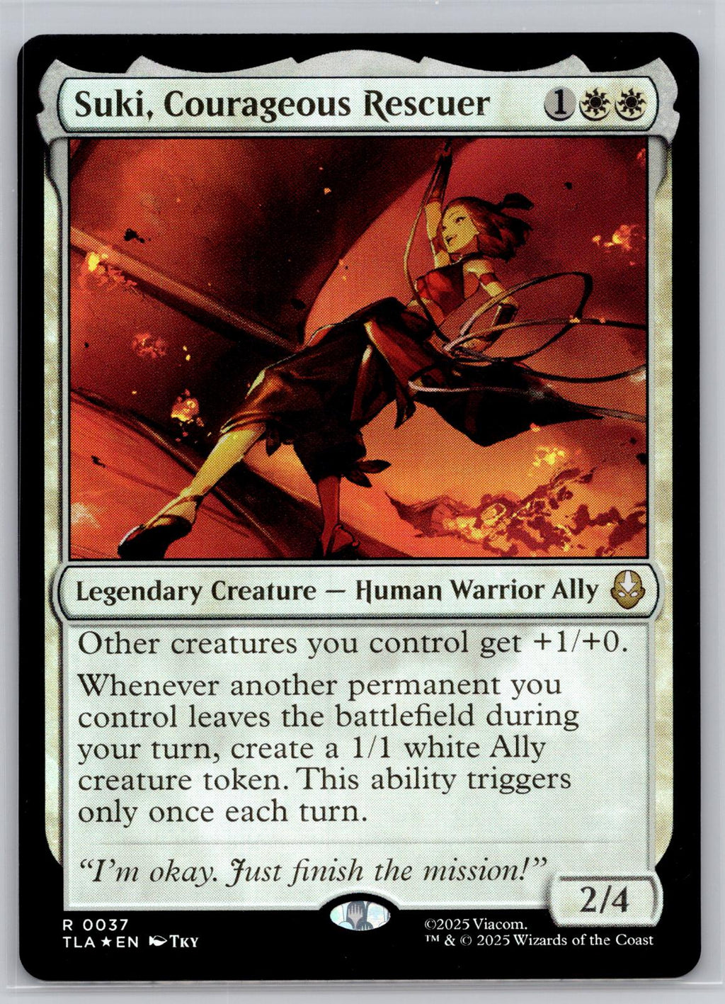 Suki, Courageous Rescuer Avatar: The Last Airbender Magic: The Gathering Foil NM