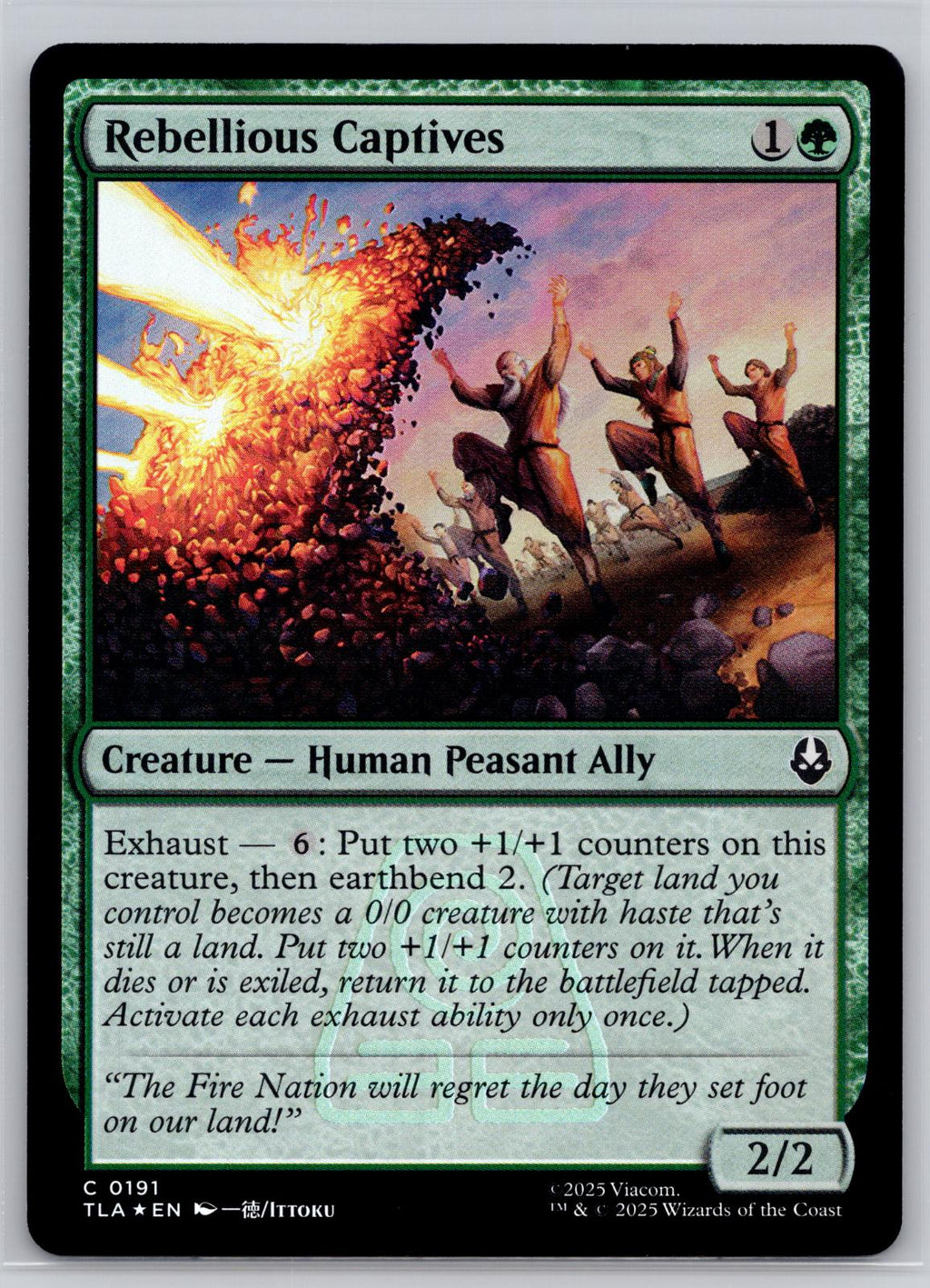 Rebellious Captives Avatar: The Last Airbender Magic: The Gathering Foil NM