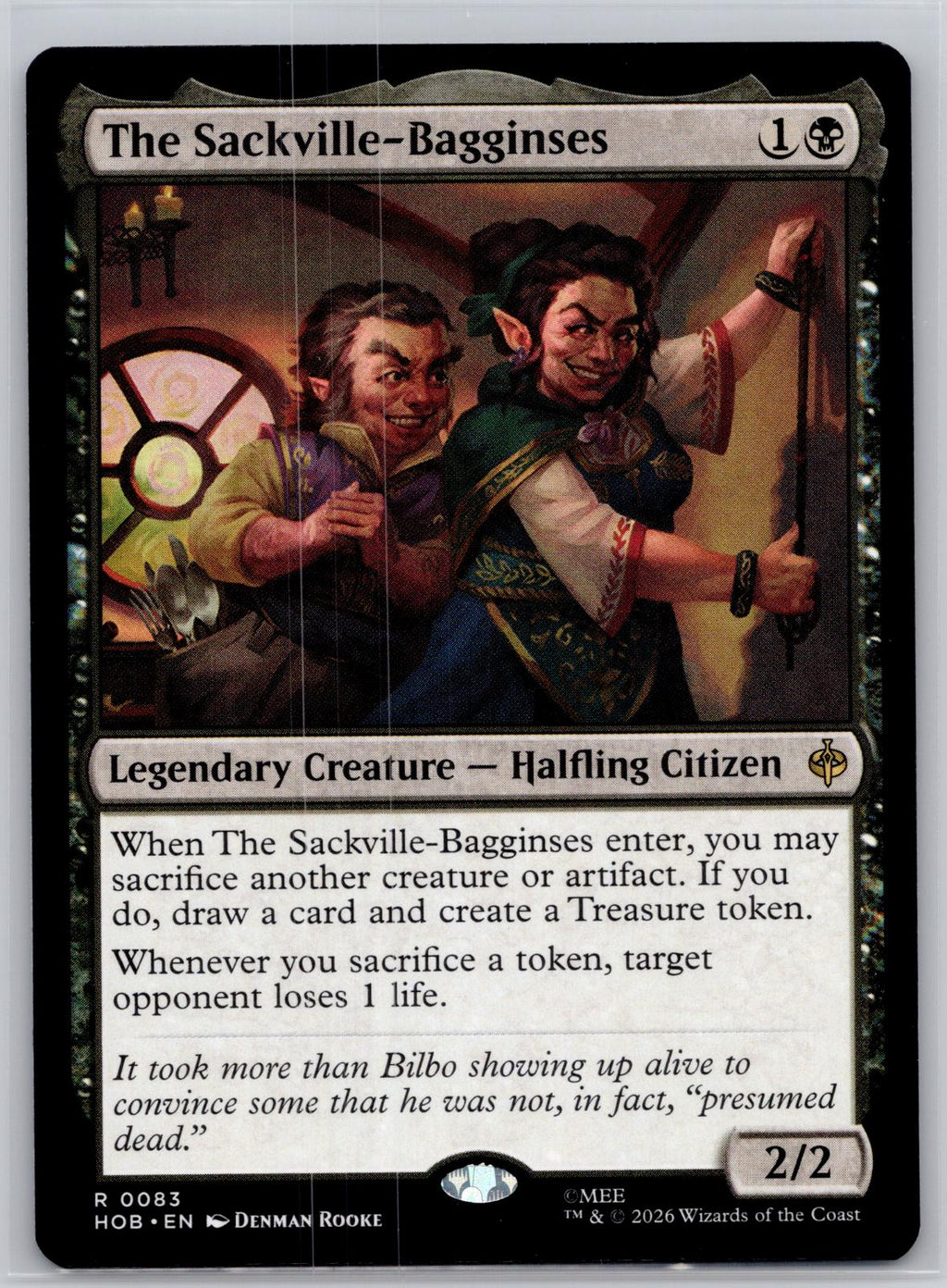 The Sackville-Bagginses The Hobbit Magic: The Gathering Near Mint