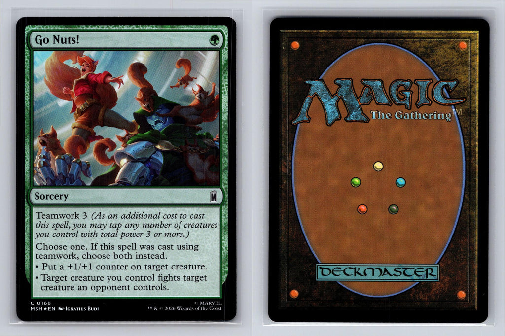 Go Nuts! Marvel Super Heroes Magic: The Gathering Foil Near Mint
