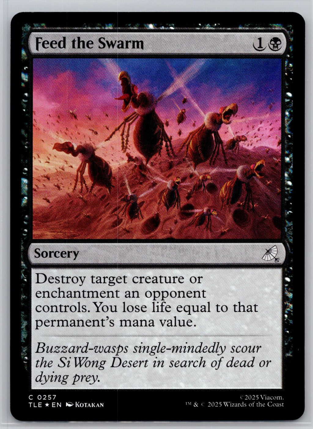 Feed the Swarm Avatar: The Last Airbender: Eternal-Legal M:TG Foil NM