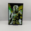Halo: Master Chief — Framed Filament Art Display Piece
