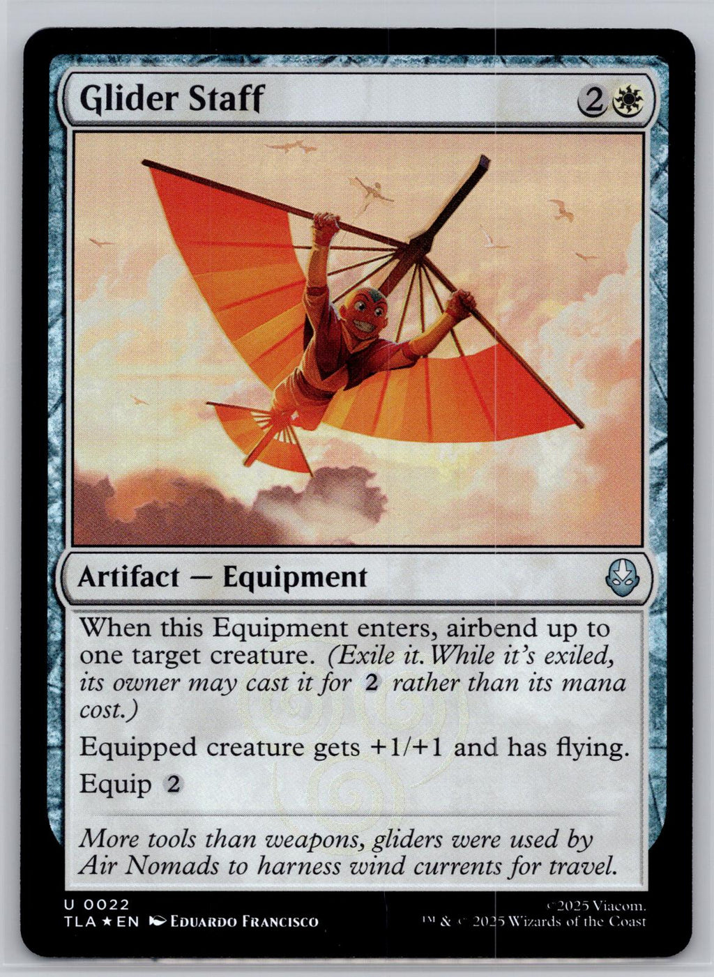 Glider Staff Avatar: The Last Airbender Magic: The Gathering Foil Near Mint