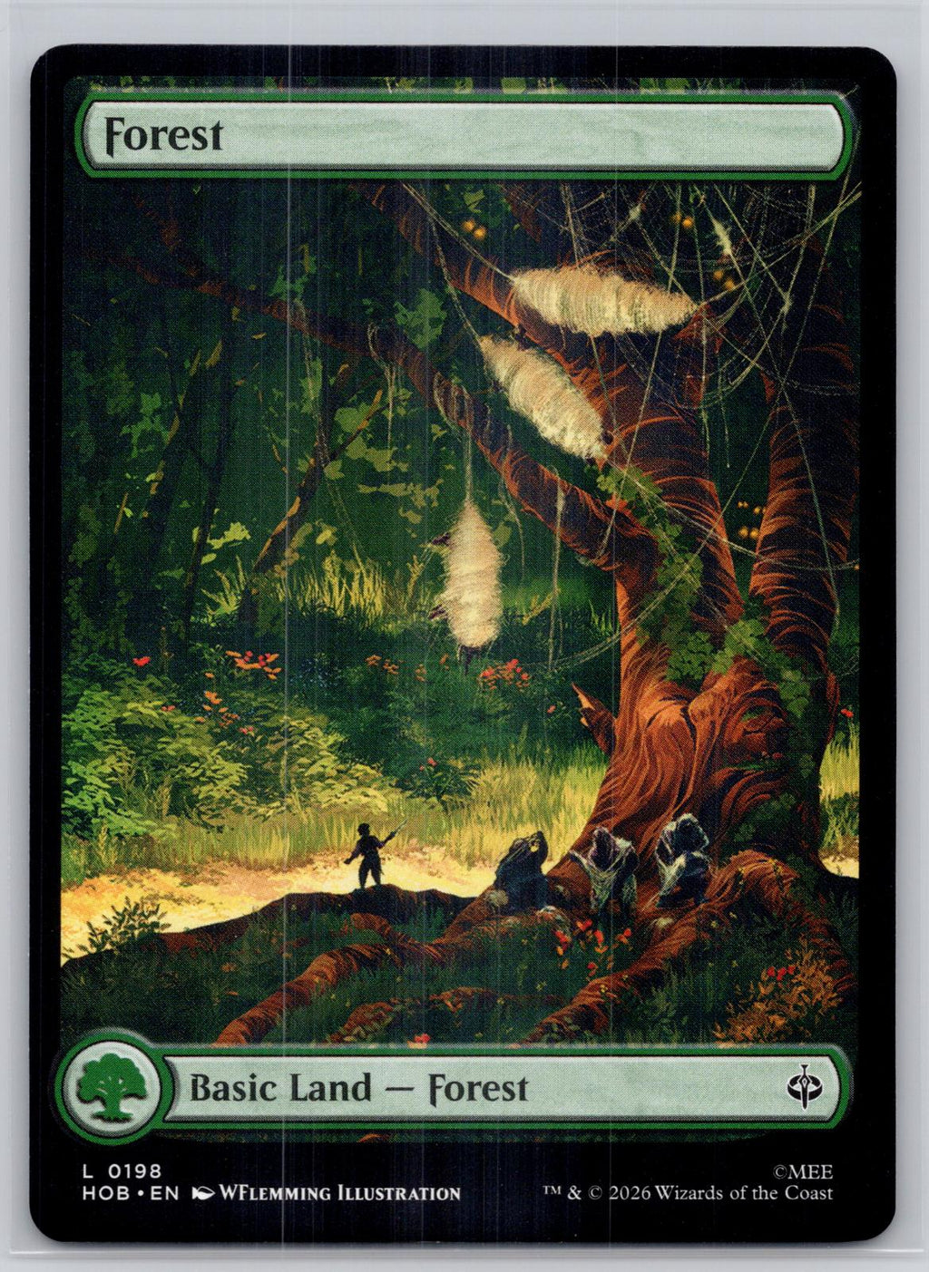Forest (0198) The Hobbit Magic: The Gathering Near Mint