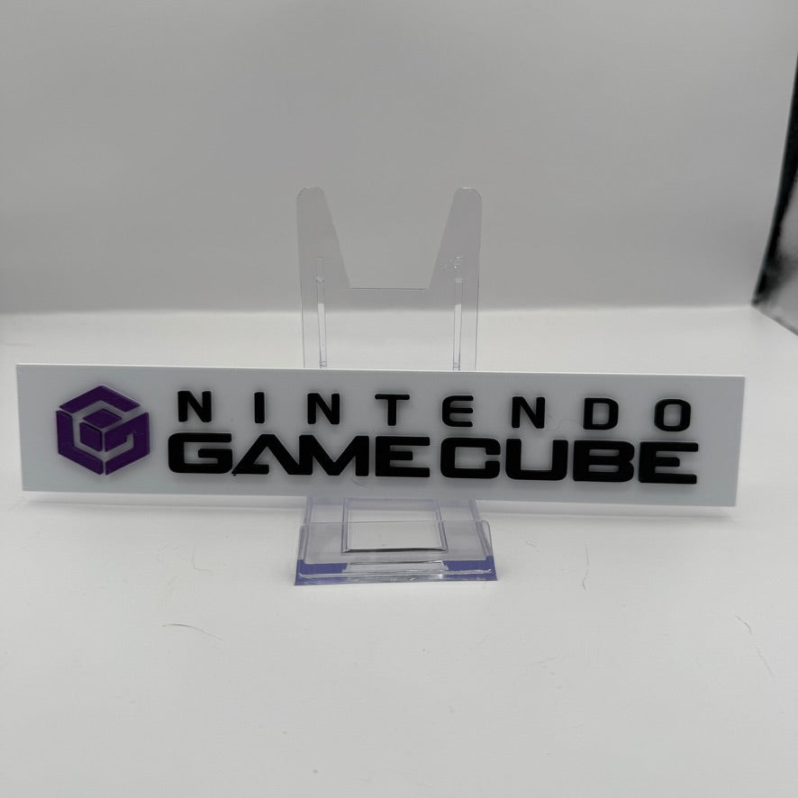 Logo Nintendo GameCube — Pièce murale/d'affichage imprimée en 3D