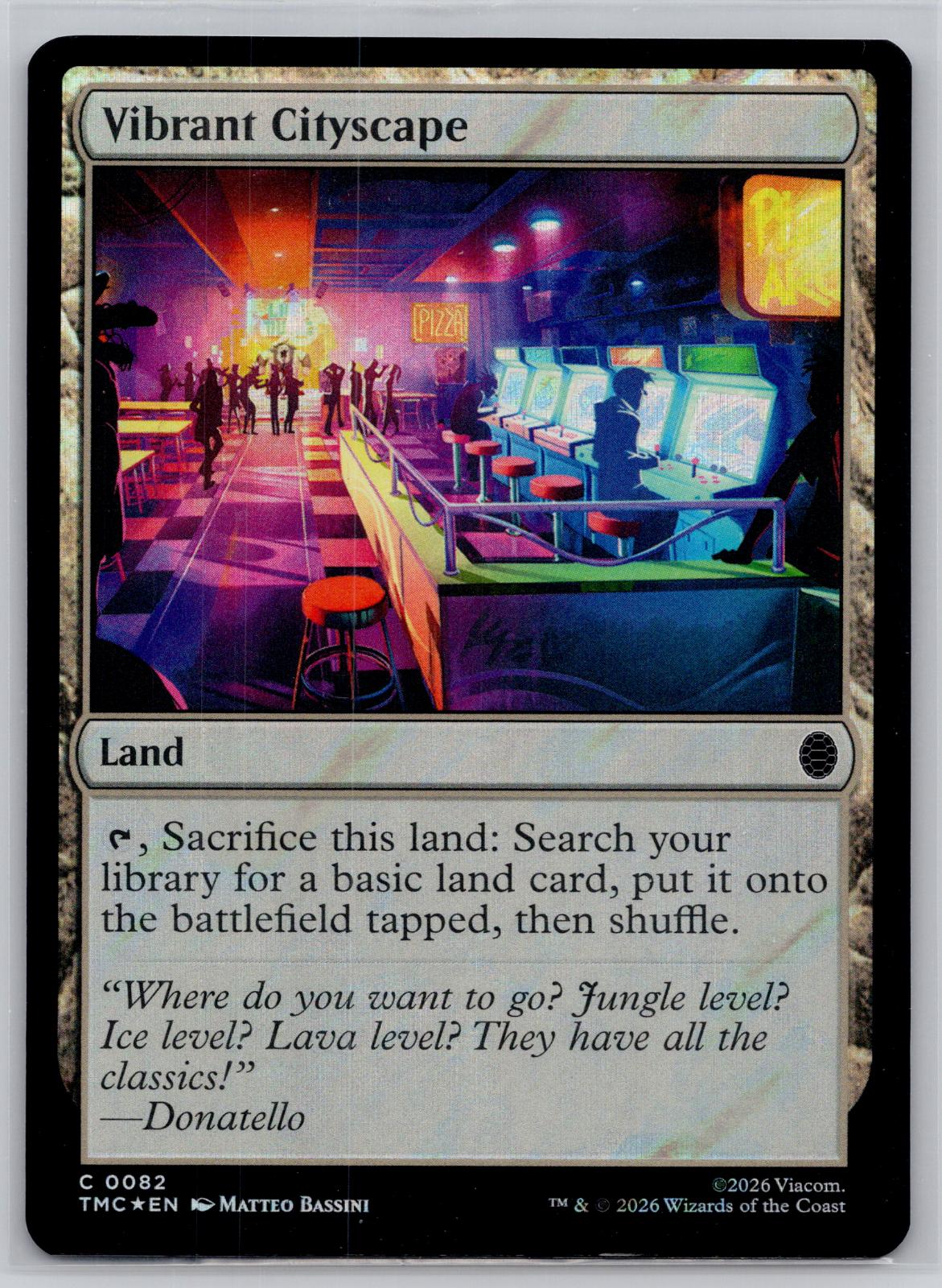 Vibrant Cityscape (Surge Foil) Commander: Teenage Mutant Ninja Turtles M:TG NM