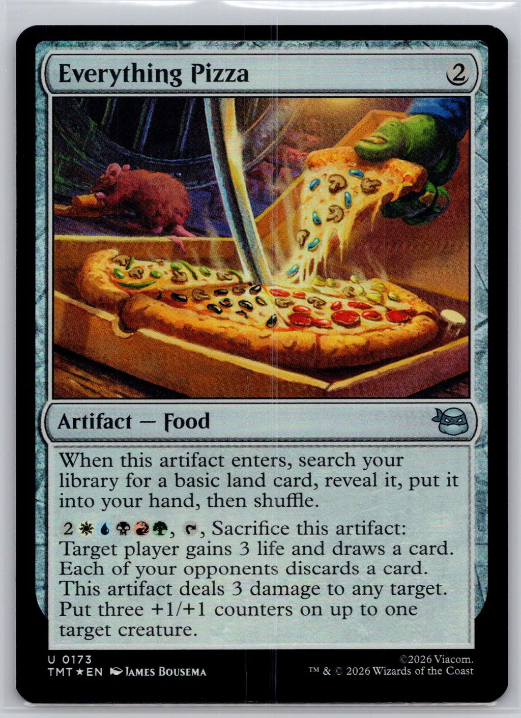 Everything Pizza Teenage Mutant Ninja Turtles Magic: The Gathering Foil NM
