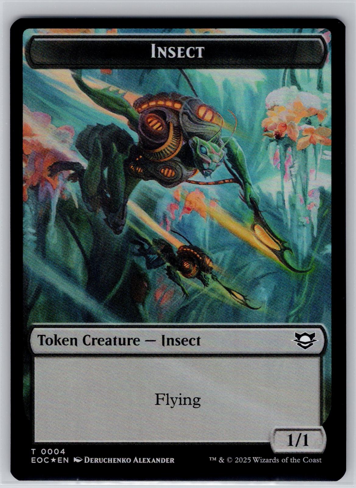 Insect // Beast Double-Sided Token Commander: Edge of Eternities M:TG Foil NM