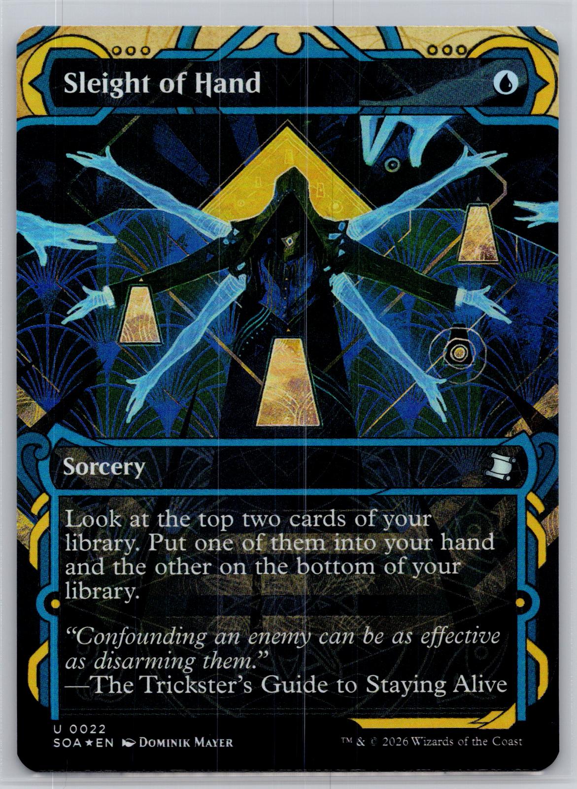 Sleight of Hand Secrets of Strixhaven: Mystical Archive M:TG Foil NM