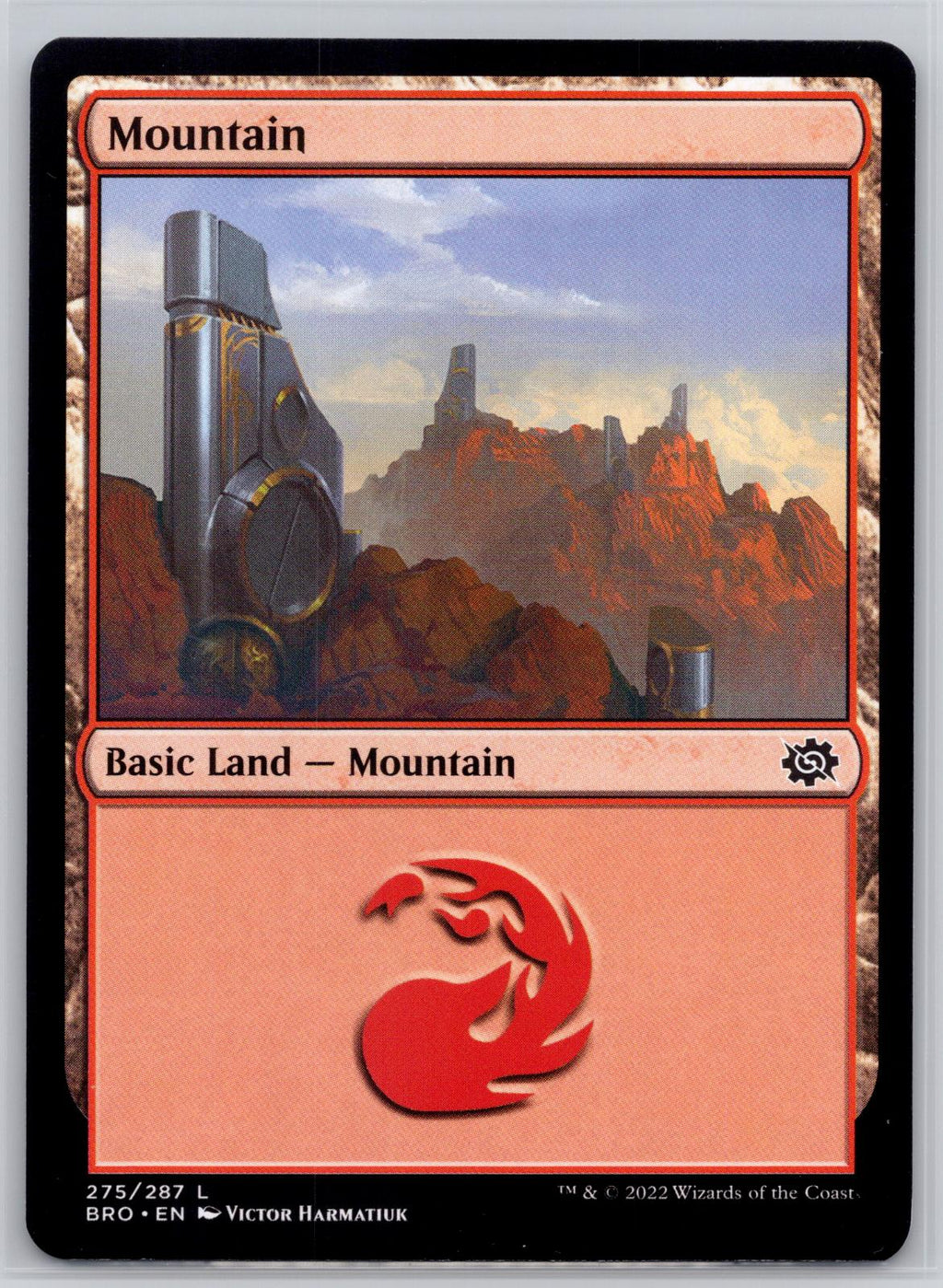 Mountain (275) The Brothers' War Magic: The Gathering Near Mint