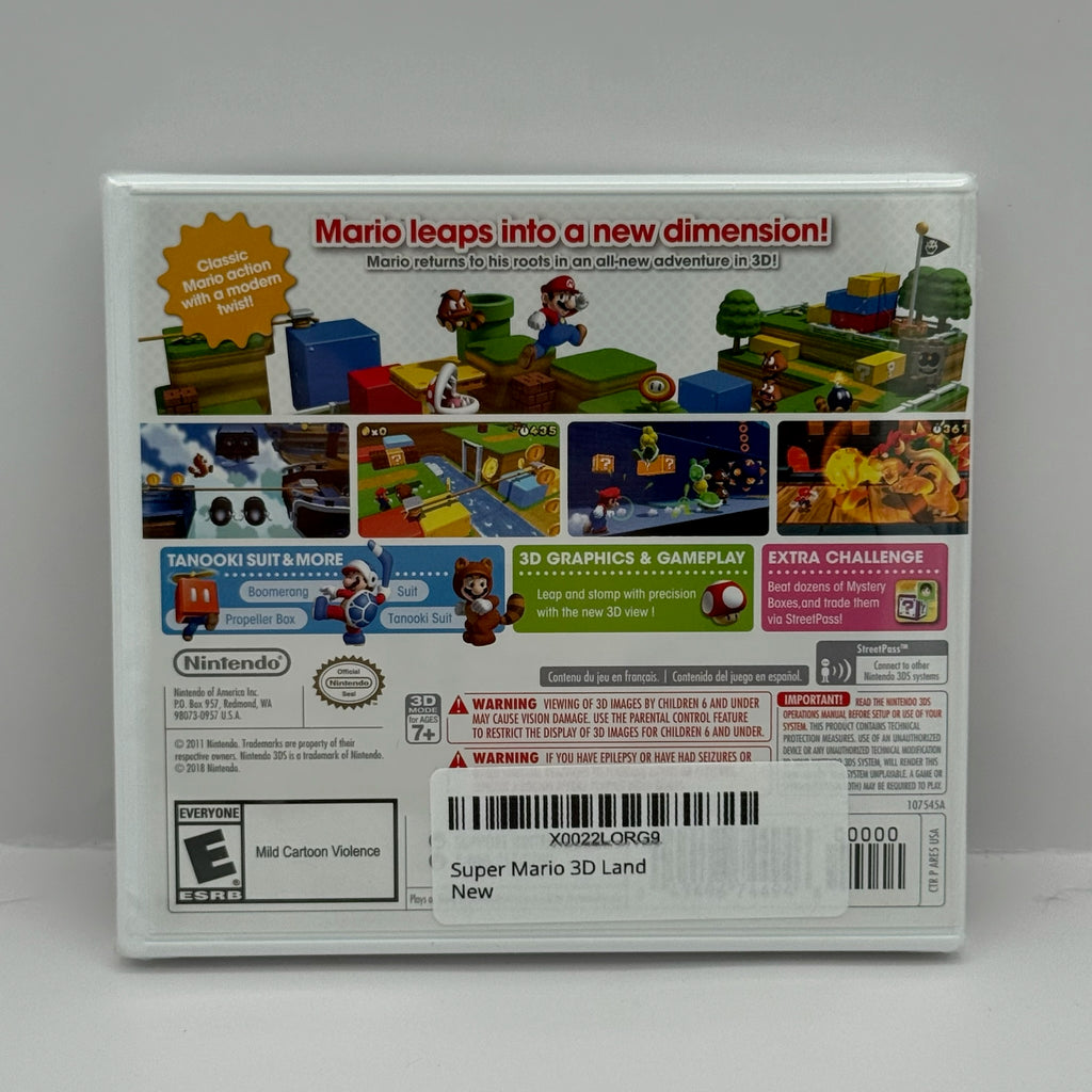Super Mario 3D Land - Nintendo Selects - Nintendo 3DS