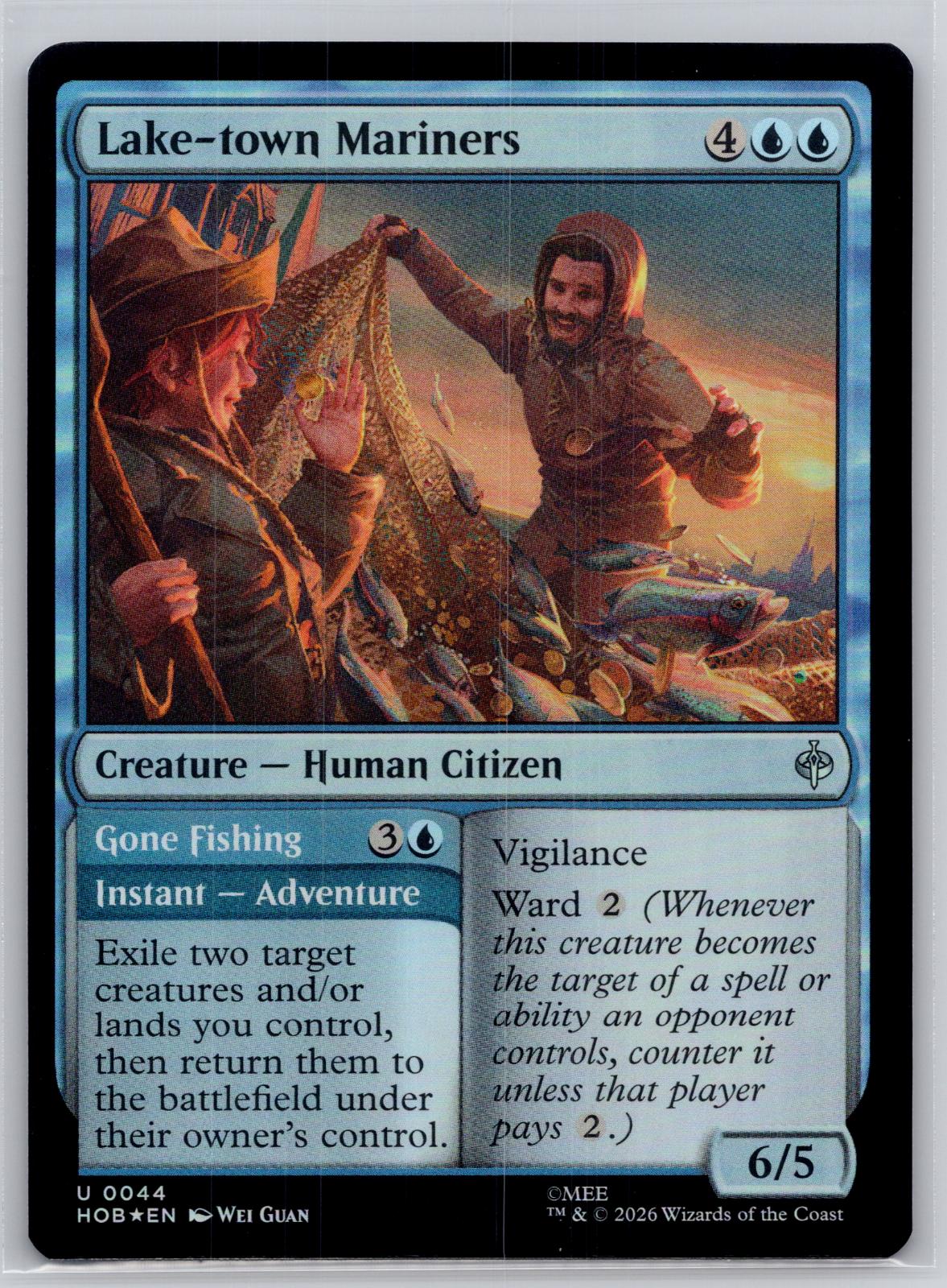 Lake-town Mariners The Hobbit Magic: The Gathering Foil Near Mint
