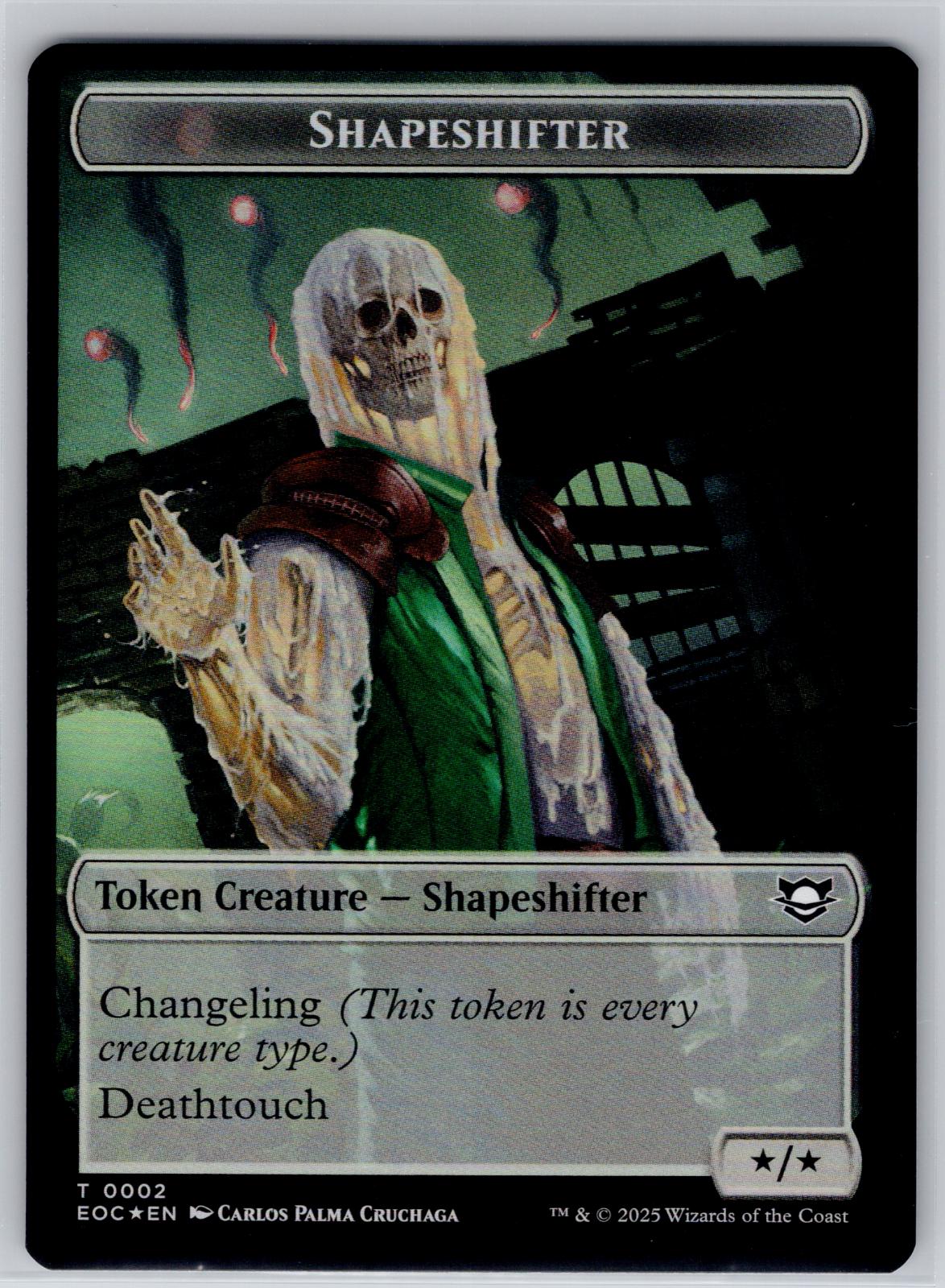 Shapeshifter // Golem 2-Sided Token Commander: Edge of Eternities M:TG Foil NM