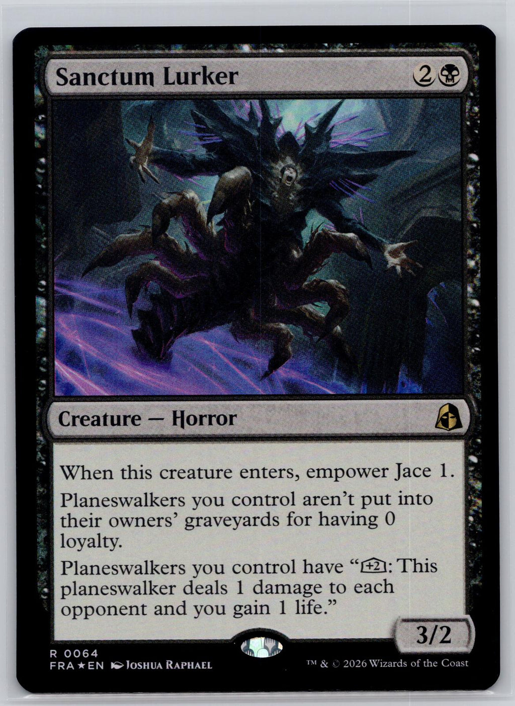 Sanctum Lurker Reality Fracture Magic: The Gathering Foil Near Mint