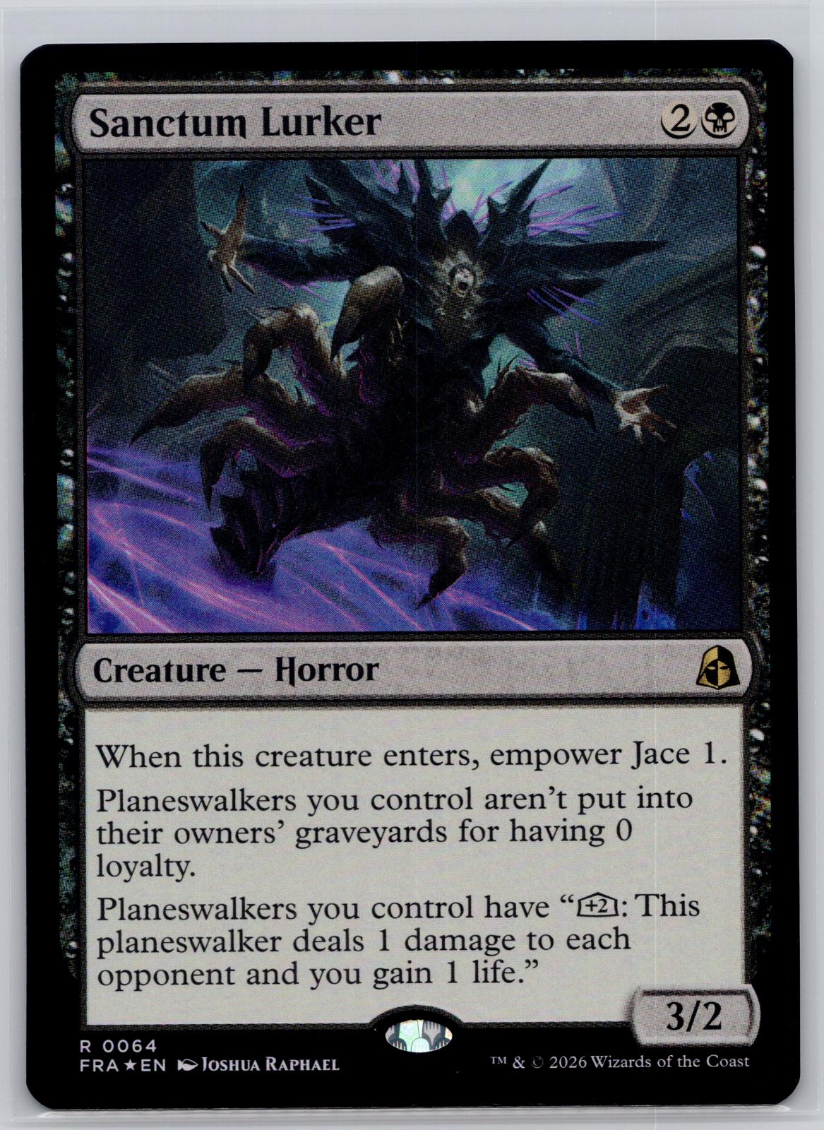Sanctum Lurker Reality Fracture Magic: The Gathering Foil Near Mint