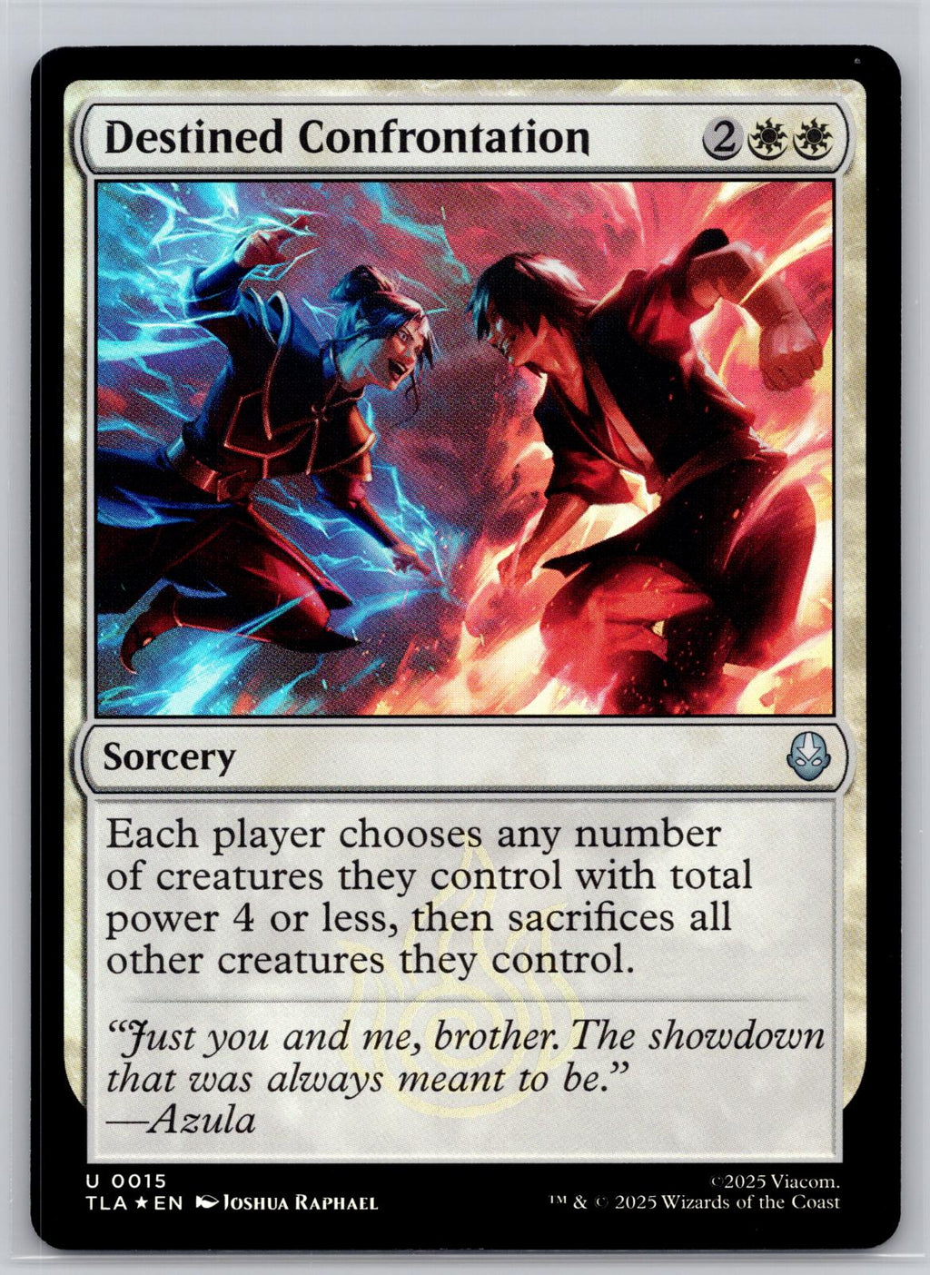 Destined Confrontation Avatar: The Last Airbender Magic: The Gathering Foil NM