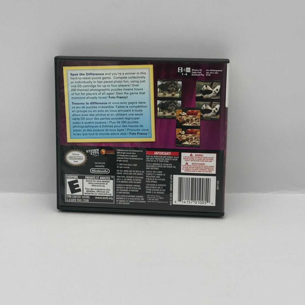 Foto Frenzy - Nintendo DS - CIB