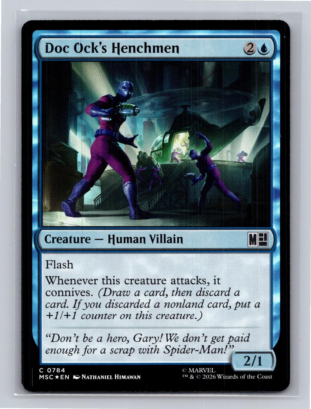 Doc Ock's Henchmen Commander: Marvel Super Heroes Magic: The Gathering Foil NM