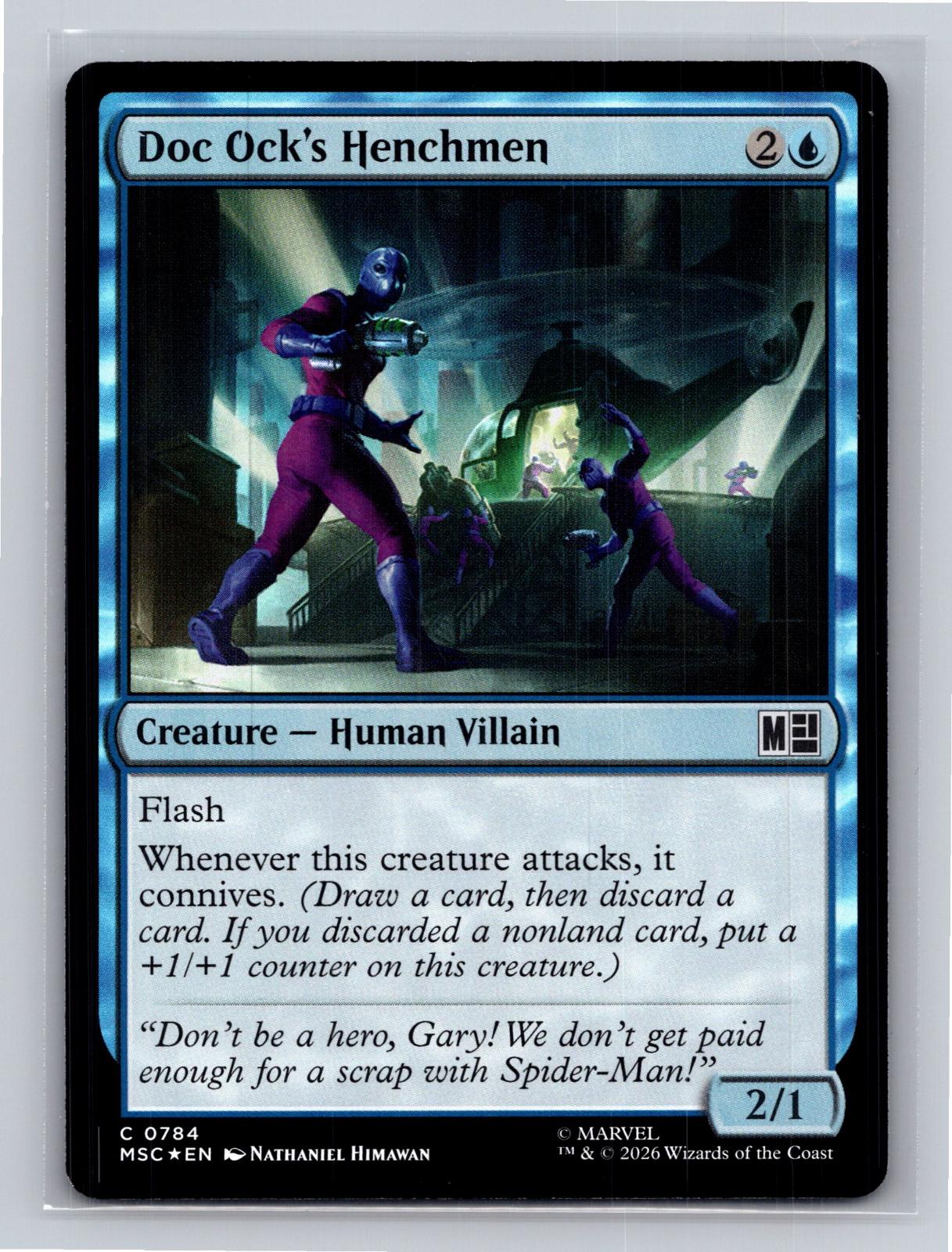 Doc Ock's Henchmen Commander: Marvel Super Heroes Magic: The Gathering Foil NM