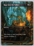 Rage into the Valley (Borderless) The Hobbit Magic: The Gathering Near Mint