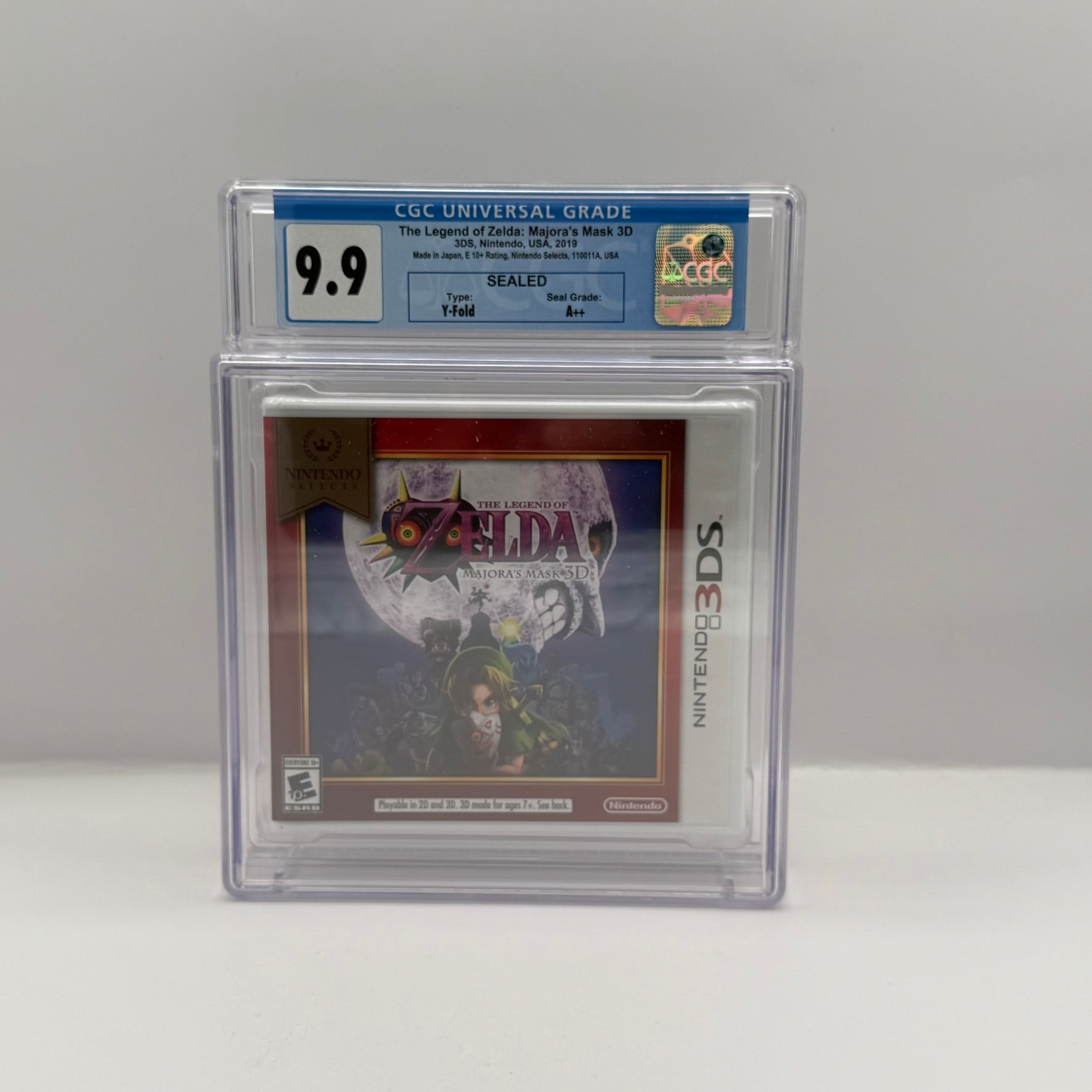 Legend of Zelda: Majora's Mask 3D (3DS) CGC 9.9 A++ Sealed