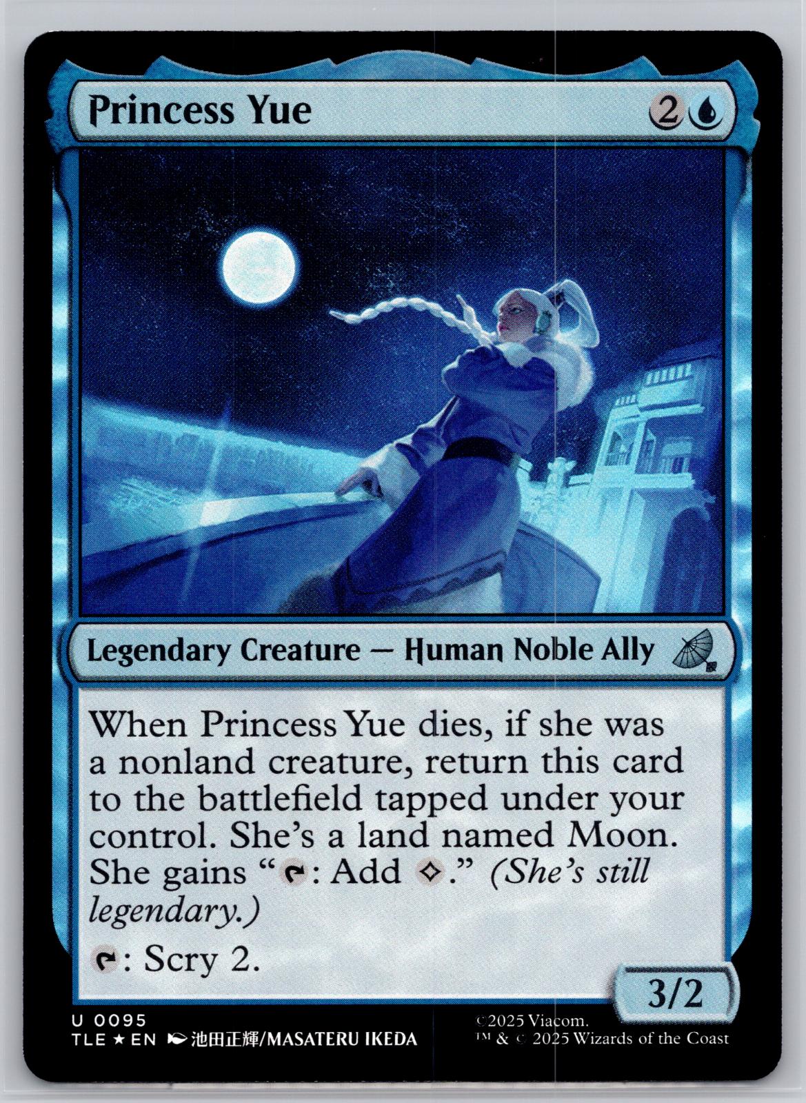 Princess Yue Avatar: The Last Airbender: Eternal-Legal M:TG Foil NM