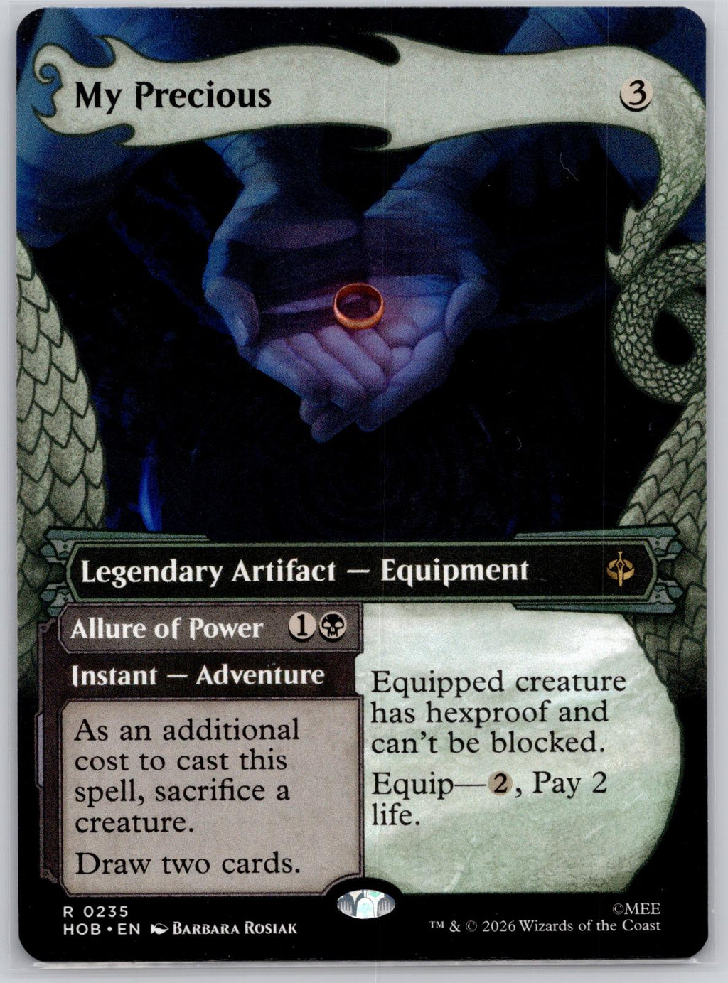 My Precious (Showcase) The Hobbit Magic: The Gathering Near Mint