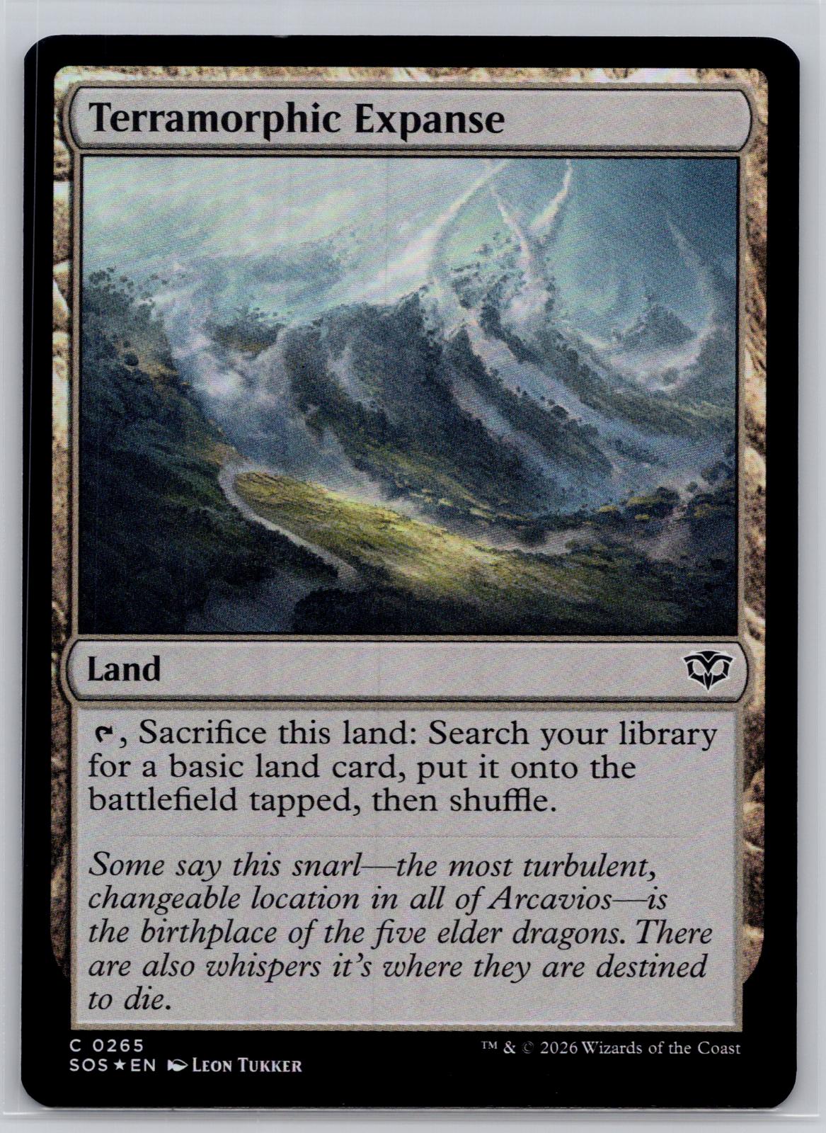 Terramorphic Expanse Secrets of Strixhaven Magic: The Gathering Foil Near Mint