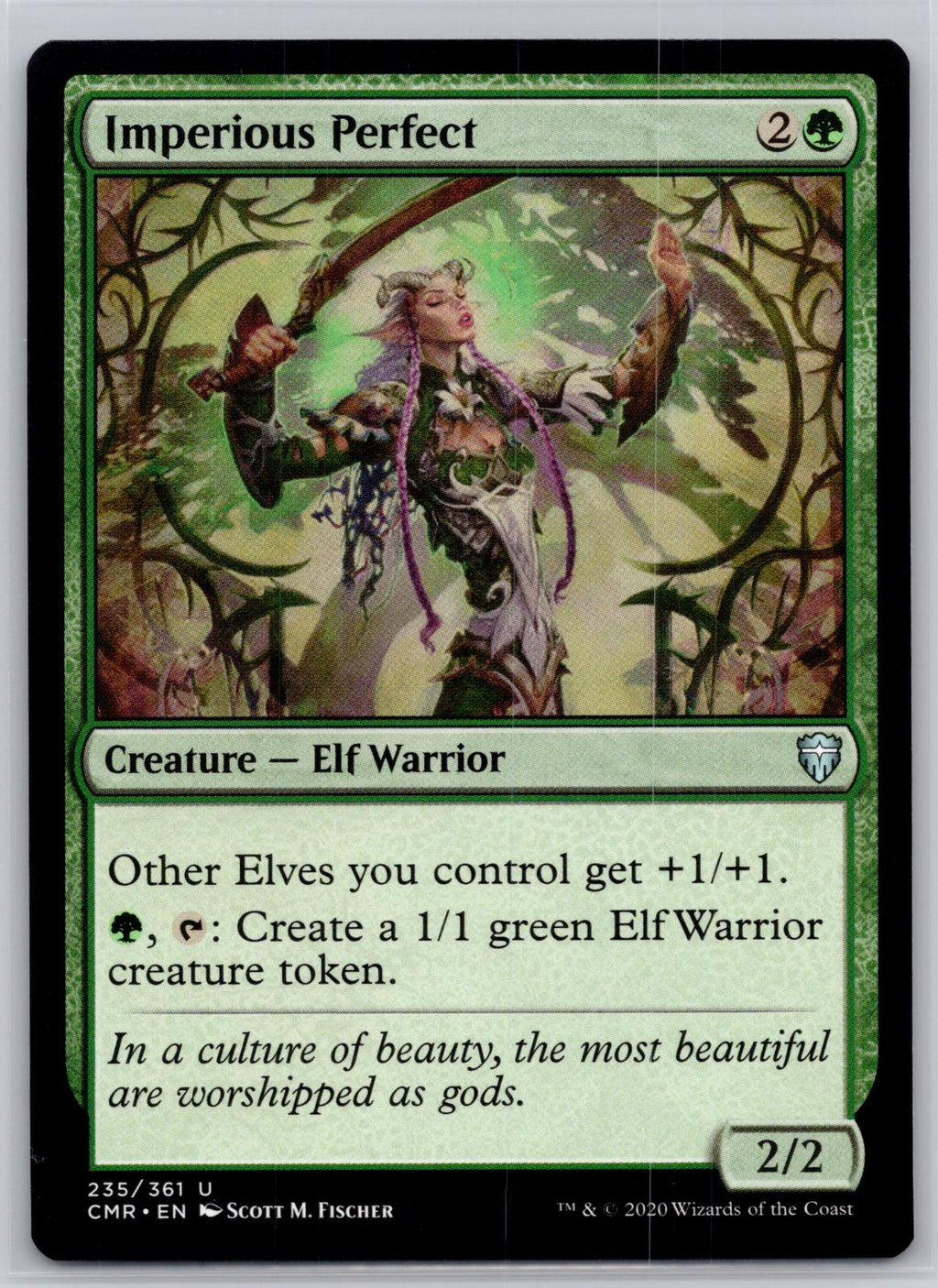 Imperious Perfect Commander Legends Magic: The Gathering Near Mint