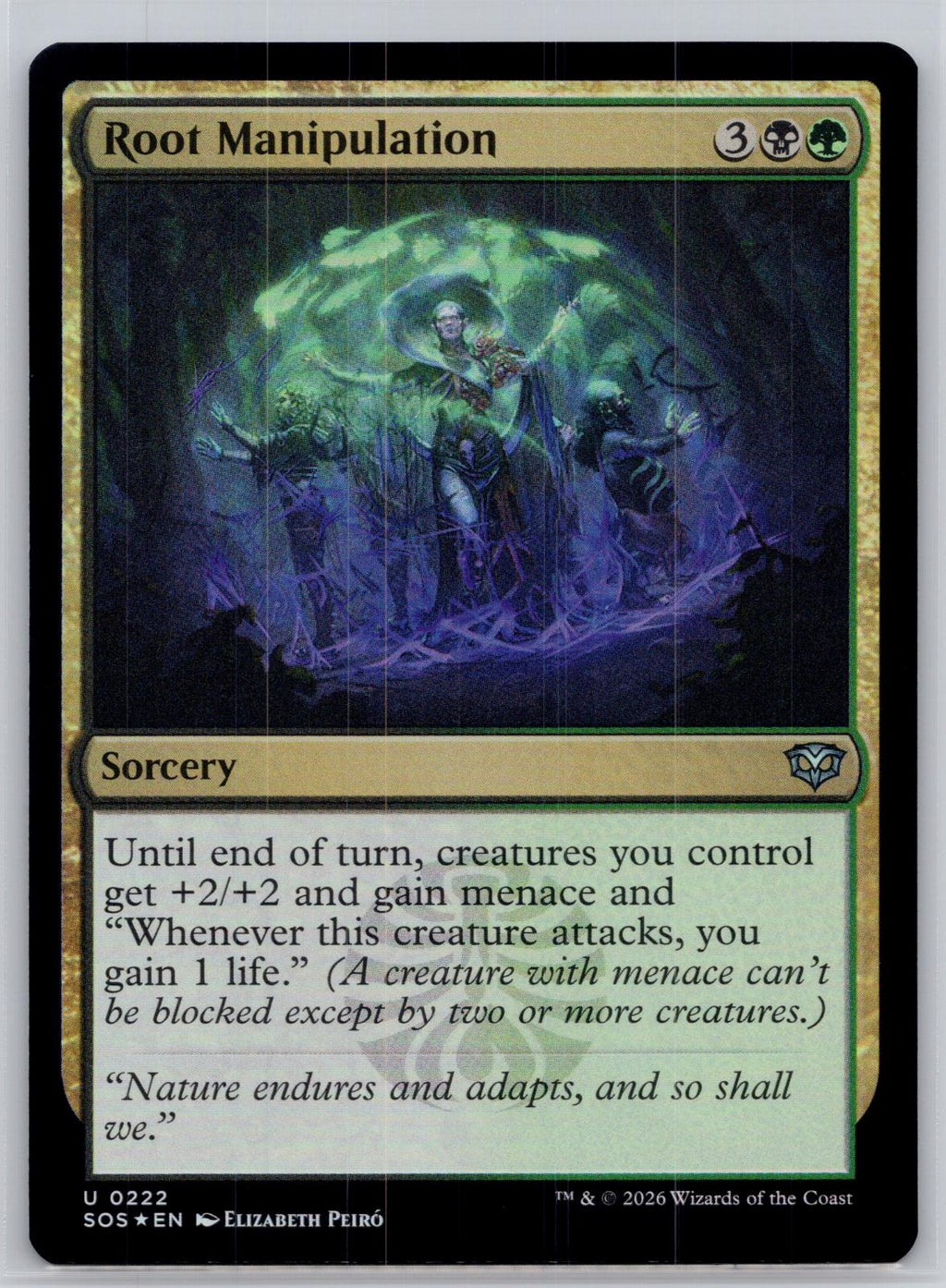 Root Manipulation Secrets of Strixhaven Magic: The Gathering Foil Near Mint