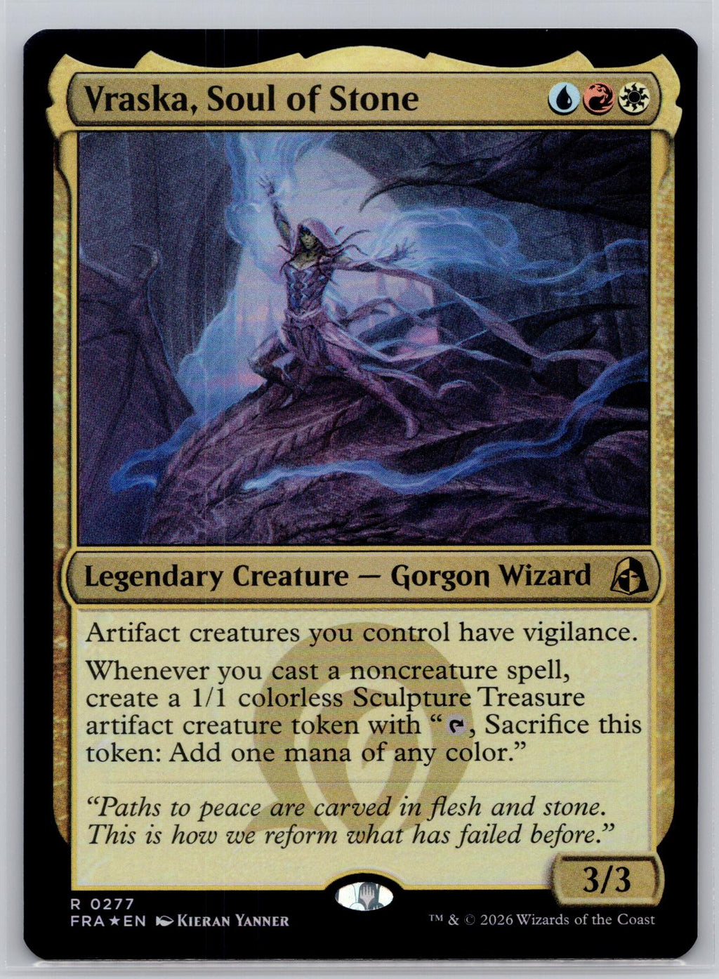 Vraska, Soul of Stone Reality Fracture Magic: The Gathering Foil Near Mint