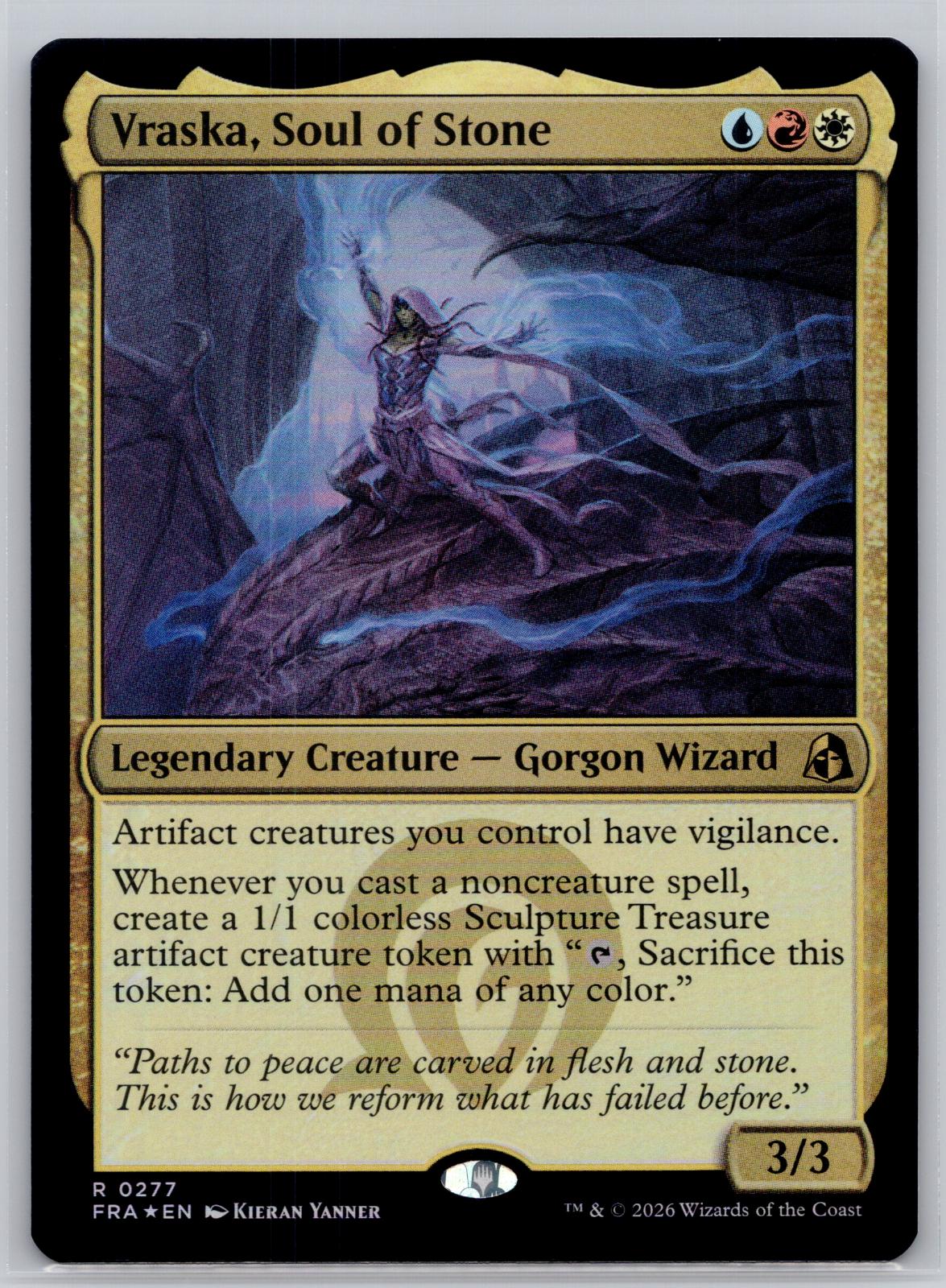 Vraska, Soul of Stone Reality Fracture Magic: The Gathering Foil Near Mint