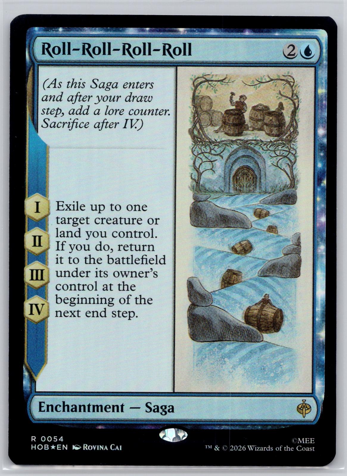 Roll-Roll-Roll-Roll The Hobbit Magic: The Gathering Foil Near Mint