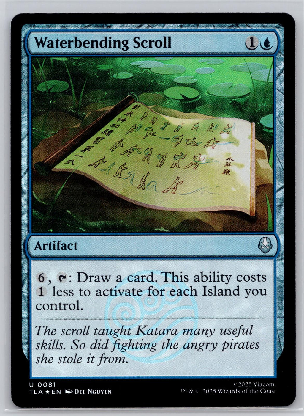 Waterbending Scroll Avatar: The Last Airbender Magic: The Gathering Foil NM