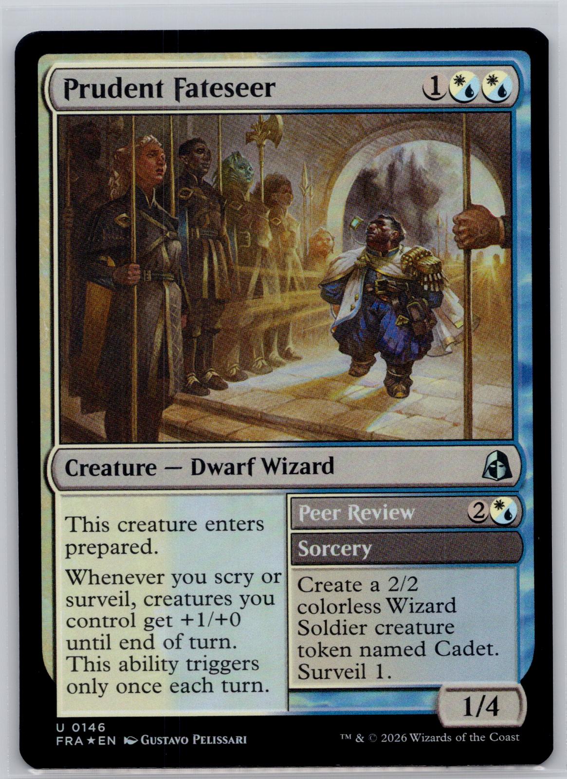 Prudent Fateseer Reality Fracture Magic: The Gathering Foil Near Mint