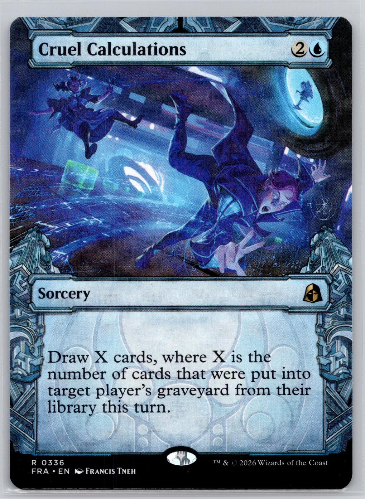 Cruel Calculations (Showcase) Reality Fracture Magic: The Gathering Near Mint