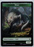 Goblin Army // Wolf Double-Sided Token The Hobbit Magic: The Gathering Foil NM