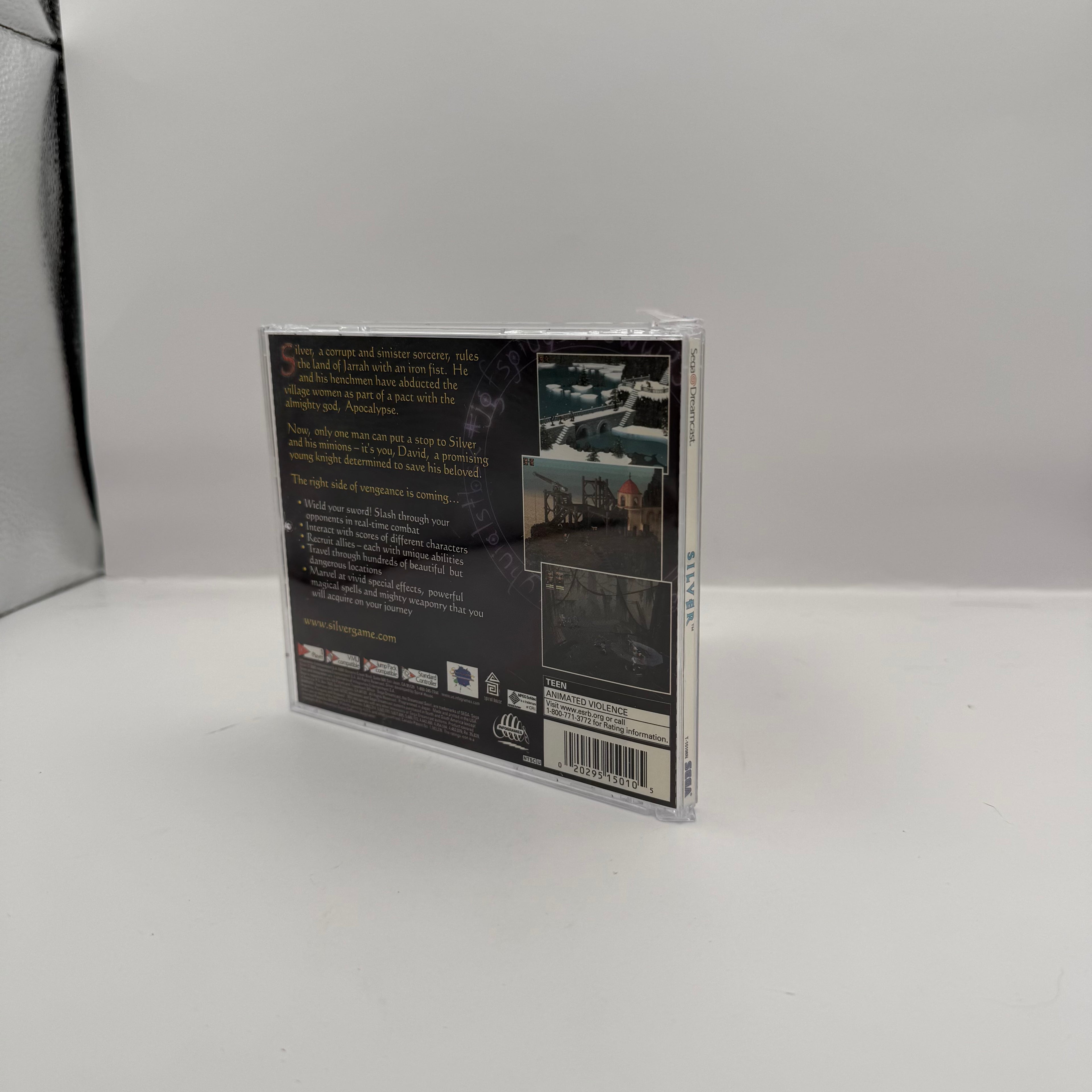 Silver (Dreamcast) - Case & Manual Only (No Game)