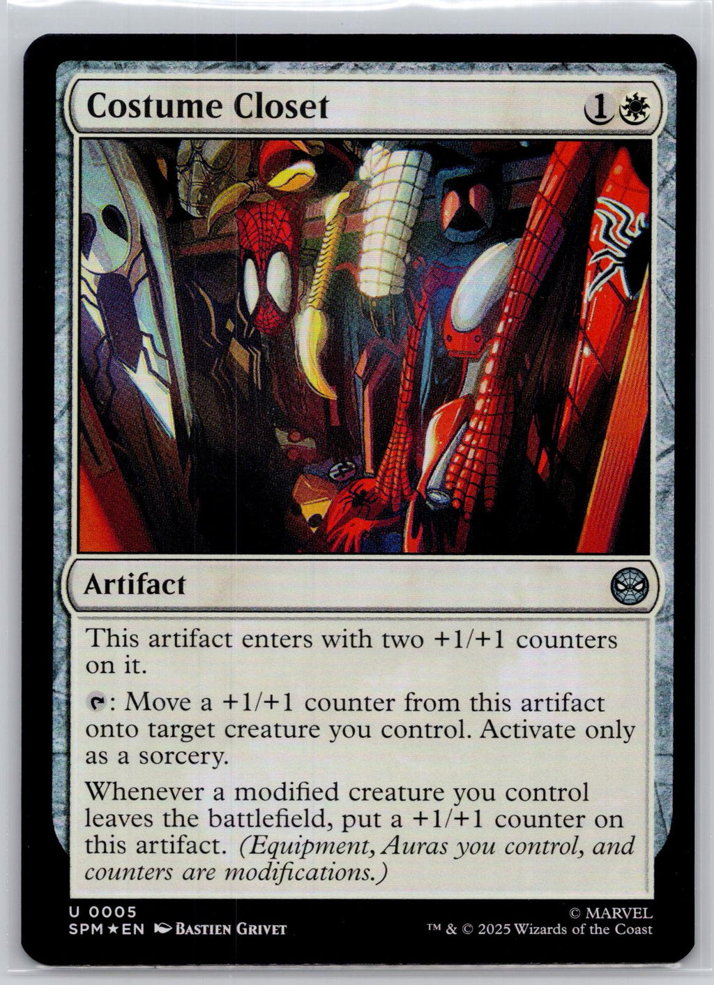 Costume Closet Marvel's Spider-Man Magic: The Gathering Foil Near Mint