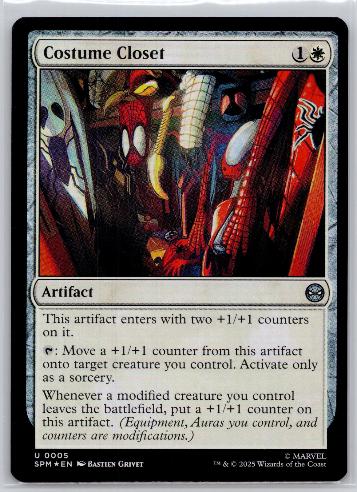 Costume Closet Marvel's Spider-Man Magic: The Gathering Foil Near Mint