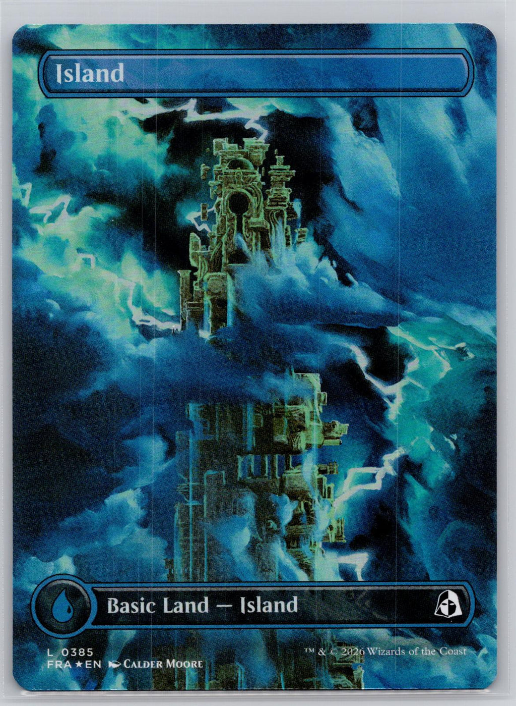 Island (Borderless) (0385) Reality Fracture Magic: The Gathering Foil Near Mint