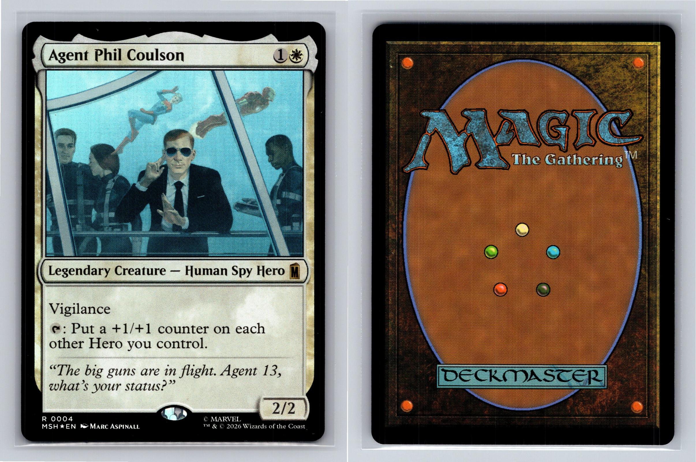 Agent Phil Coulson Marvel Super Heroes Magic: The Gathering Foil Near Mint