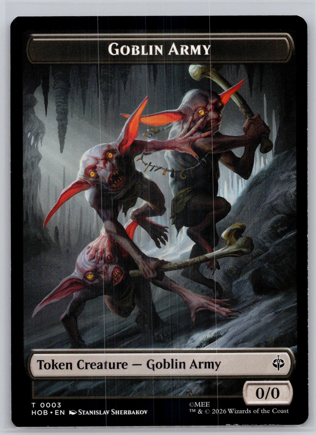Goblin Army (0003) // Treasure (0012) Double-Sided Token The Hobbit M:TG NM