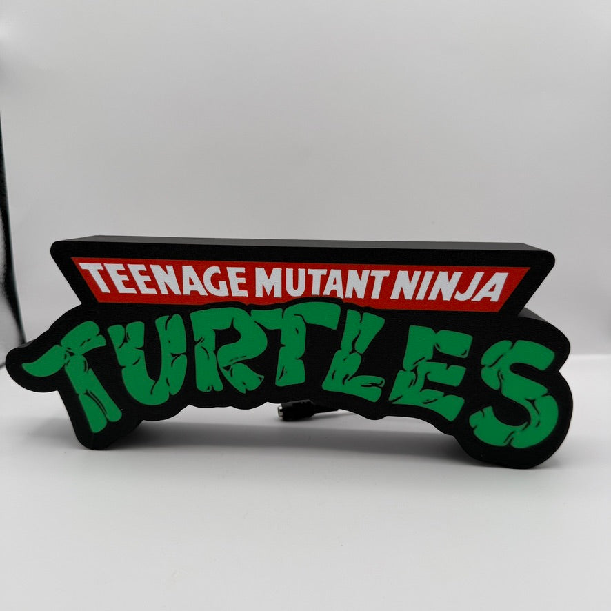 Boîte Lumineuse Logo Tortues Ninja