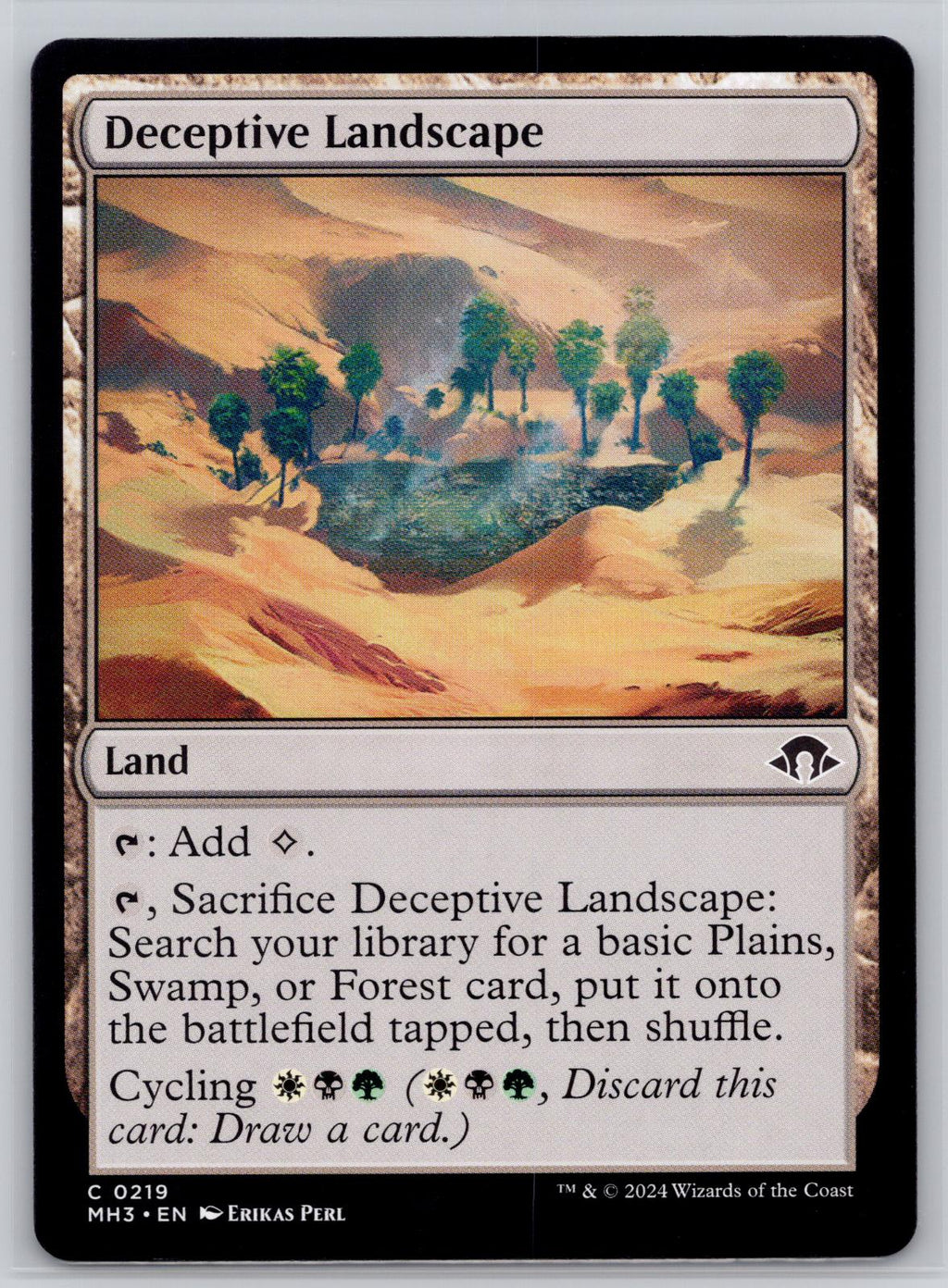 Deceptive Landscape Modern Horizons 3 Magic: The Gathering Near Mint